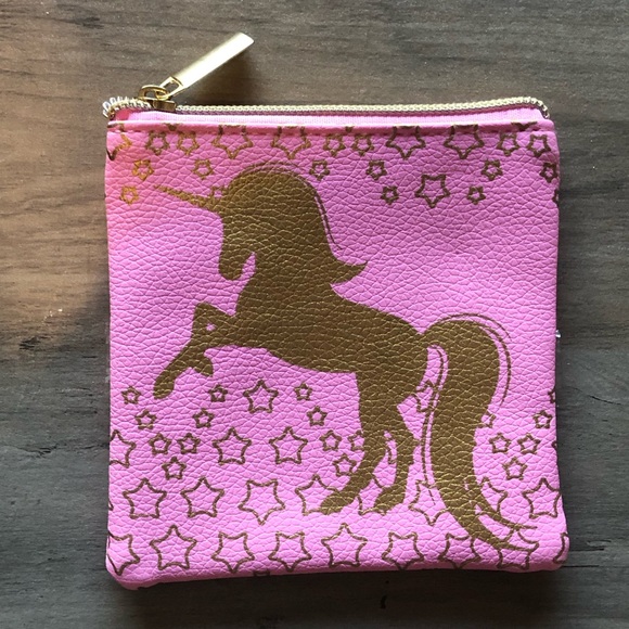 2 make up bags - unicorn & pink/blue galaxy pattern - Picture 2 of 10